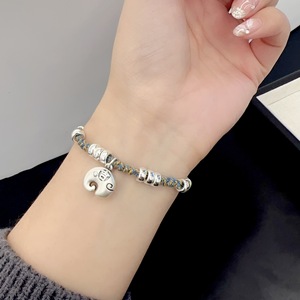 Handmade 999 Pure Silver <b>Elephant</b> Bracelet Chinese Style Auspicious Charm Unisex <b>Gift</b> Jewelry - Product Image 2