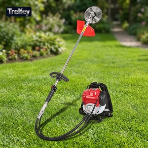 Débroussailleuse à essence ergonomique 139F à poignée latérale pour la coupe <span class=keywords><strong>de</strong></span> l'herbe et des arbustes sauvages dans les fermes - Product Image 1