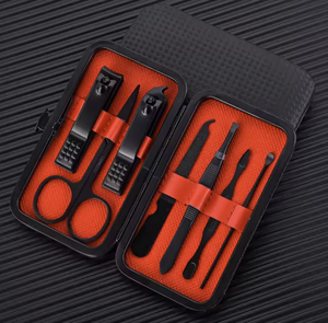 Ensemble de manucure professionnel à usage unique, 7 pièces, en acier inoxydable - Product Image 2