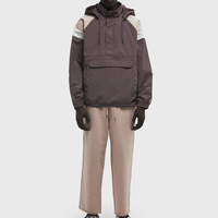 Blouson universitaire col roulé grande taille personnalisé pour homme, patchwork, écologique, respirant, coupe-vent, mode automne, décontracté, avec fermeture éclair