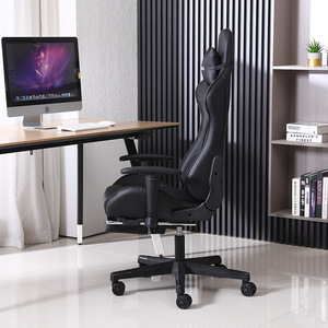 Yatingji Gaming Chair Pu Leather Adjustable Armrests Tilting Office <b>Desk</b> Chair For Bedroom <b>Study</b> - Product Image 2