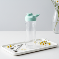 Blender de table 350W pour hôtels allemands, avec tasse de voyage 500ml, double vitesse, commandes à bouton-poussoir, moteur en cuivre pur personnalisable, pour glace pilée