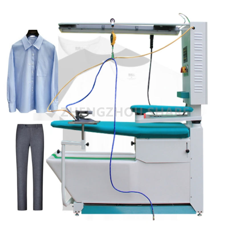 Commercial Ironing Machines Automatic Steam Shirt Jeans Laundry Ironing ...