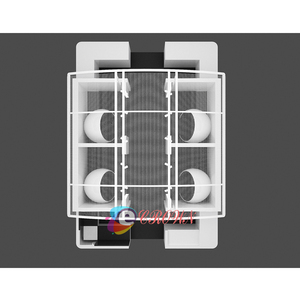 ตู้โชว์จอแสดงผลคุณภาพสูงแบบเต็มสายตาตู้โชว์กระจกไฟ LED ตู้ทันตกรรมสูง OEM - Product Image 3