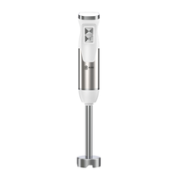 Mixeur Plongeant Électrique 1000W 4-en-1 avec Hachoir à Viande 1,5L, Gobelet Mixeur 0,7L, Fouet en Acier Inoxydable, 2 Vitesses pour Smoothies