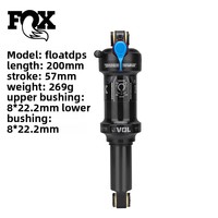 Amortisseur arrière FOX X pour VTT, modèle FLOAT DPS, suspension souple, 210 mm, amortissement par pression d'air
