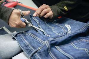 Jeans Anchos de Mezclilla Casuales de Cintura Alta, Estilo Retro Americano, para Mujer, Modernos y Versátiles, Imprescindibles para Fabricantes de Equipos Originales - Product Image 5