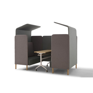 Sofá de oficina semicerrado Prosperous Seat con respaldo alto y silla de salón privada para negociaciones comerciales XY-SF2528 - Product Image 3