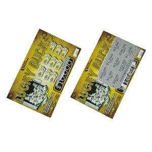 Billets de loterie à gratter sur le thème Lucky Bucks personnalisés en usine avec code-barres 2D - Product Image 3