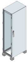 Armoire sur pied Es2288k, porte simple, tôle, IP65, gris clair, 800 mm x 2200 mm, série Am2