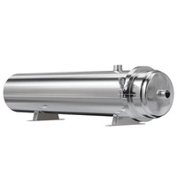 Purificateur d'eau à membrane PVDF en acier inoxydable 304 de 8000 LPH avec tuyau de 102 mm, certifié CE RoHS, pour filtration de toute la maison (vente en gros)