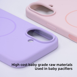 <span class=keywords><strong>Cover</strong></span> per Telefono in <span class=keywords><strong>Silicone</strong></span> Liquido Antiurto di Lusso Custodia per <span class=keywords><strong>iPhone</strong></span> 16 - Product Image 2