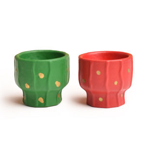 Macetas de Flores Rojas y Verdes de Resina, Cabujón Plano para Manualidades, Accesorios Hechos a Mano, Decoración de Figuras en Miniatura - Product Image 6