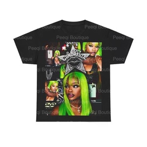 Peeqi vente en gros mode Vintage t-<span class=keywords><strong>shirt</strong></span> de haute qualité femmes imprimé graphique t-shirts Streetwear grande taille femmes <span class=keywords><strong>coton</strong></span> t-shirts hauts - Product Image 2