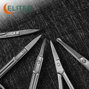 Eliter-Tijeras curvadas de acero inoxidable, para uñas, pedicura, Zoom, cutículas, gran oferta, venta al por mayor - Product Image 4
