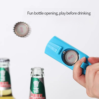 Décapsuleur en plastique personnalisé avec logo, en forme de pistolet, pour ouvrir les bouteilles de bière