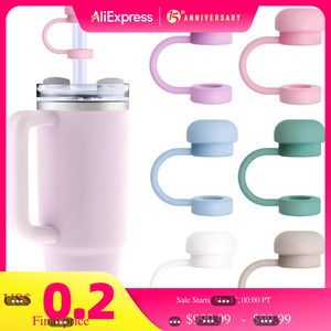 ฝาปิดกันฝุ่นแบบซิลิโคนสำหรับหลอดดูดทรงกลมขนาด 0.4 นิ้ว 10 มม. ขายดีปี 2024 สำหรับแก้วน้ำและอุปกรณ์เสริมแก้วน้ำ - Product Image 1