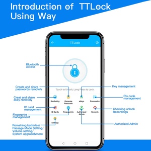 Tuya Smart Lock 6068 Mortise with Security <strong>Knob</strong> Home Office Code Card Ttlock Wifi Fingerprint Recognition <strong>Door</strong> Lock - Product Image 6