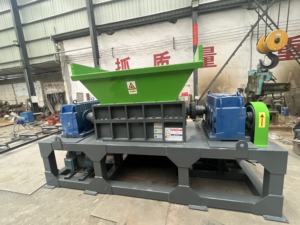 Machine de déchiquetage pour déchets métalliques, bois, verre, plastique, aliments pour animaux, céréales, pneus, réservoirs, acrylique, recyclage, déchets - Product Image 5