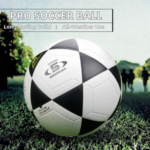 Ballon de football professionnel pour adultes, logo personnalisé en gros, intérieur/extérieur, ballon de football officiel en PU PVC, marque KHASON, modèle 6580 - Product Image 2