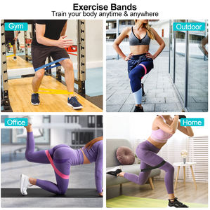 Fasce Elastiche in Latex per Pilates <span class=keywords><strong>con</strong></span> Logo Personalizzato, Mini Bande per Yoga, Bande di Resistenza per <span class=keywords><strong>Fitness</strong></span> <span class=keywords><strong>con</strong></span> Borsa per <span class=keywords><strong>Esercizi</strong></span> di Forza - Product Image 6