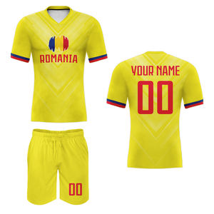 サッカージャージー10代のカスタマイズされたナショナルチーム昇華プレーヤーバージョンポリエステルセットOEMサービス - Product Image 3