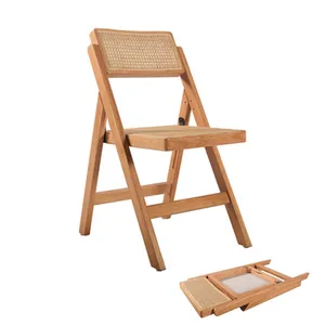 Уникальный обеденный стул во французском стиле из ротанга, высококачественный деревянный стул для столовой