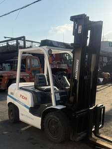 Chariot élévateur à fourche diesel TCM 3 tonnes FD30 d'occasion, fabriqué au Japon, original pour TCM Mitsubishi, excellent rendement - Product Image 2