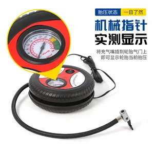 Special Design Circular Tyre Type Convenient to Operate Tire Inflator with Cigarette Light for Household and Commercial