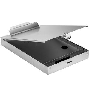 <strong>Clipboard</strong> Metal Storage <strong>Aluminum</strong> for A4 Paper Customized Waterproof LOGO Silver Color 34*32*48cm Rectangle 14.5/13.5KGS Features - Product Image 4