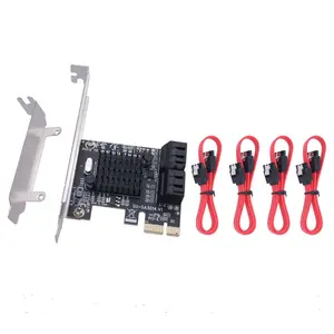 8 portas SATA PCI-E para Sata 3.0 placa de expansão 8 portas 6G placa adaptadora expandir IPFS disco rígido 88SE9215