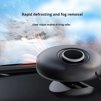 Chauffage de voiture universel 12V avant/arrière, chauffage électrique, dégivreur, déneigeur, anti-buée, matériau ABS, 150W