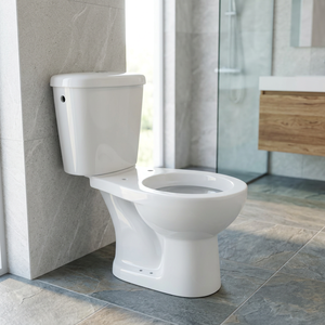 WC céramique Nano Irani deux pièces avec siphon en P, double chasse, déodorisant - Product Image 1