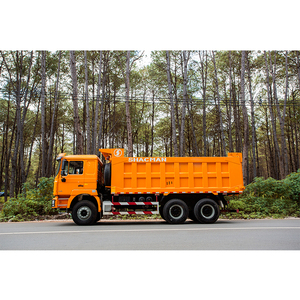 Shacman F3000 autocarro con cassone ribaltabile a 12 ruote con capacità di 50 tonnellate di Dumper quadruplo giallo Tipperv nuovo autocarro pesante Diesel 8L manuale sinistro - Product Image 4