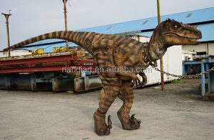 Costume Cosplay realistico realistico a <span class=keywords><strong>noleggio</strong></span> di <span class=keywords><strong>Halloween</strong></span> personalizzabile Costume mascotte dinosauro animatronico velocraptor in vendita - Product Image 4