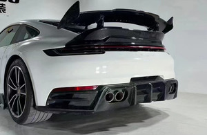 Nuova <span class=keywords><strong>911</strong></span> 992 Turbo S Dry Carbon Body Body Bumper anteriore Body Kit-imbullonatura universale 1 anno di garanzia - Product Image 4