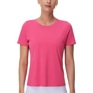 FOXA Camiseta deportiva de manga corta para mujer, de secado rápido, ligera, con cuello redondo, atlética, para correr - Product Image 3