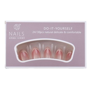 เล็บปลอมปลายเล็บแบบฝรั่งเศสสำหรับแมวตาโตถอดได้ xiaohongshu - Product Image 5