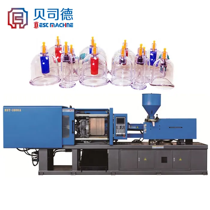 Best Machine BST-1800A Body Vacuum Vaccum Butt Lift Breast Cupping Cup Making Injection Molding Machine