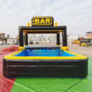 Piscina inflable portátil, casa flotante, bar flotante para niños, ideal para fiestas de verano. - Product Image 1