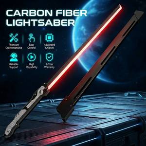 <span class=keywords><strong>Sabre</strong></span> <span class=keywords><strong>laser</strong></span> en fibre de carbone Nexussabers, modèle Katana le plus récent, robuste pour duels intenses, idéal pour les fêtes et le sport, directement de l'usine - Product Image 1