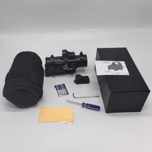 उच्च गुणवत्ता 1-4x लाल डॉट लोकोमोटिव संयोजन दोहरी-उद्देश्य समायोज्य एल्यूमीनियम वाटरप्रूफ पूरी तरह से बहु लेपित सामरिक स्कोप - Product Image 4