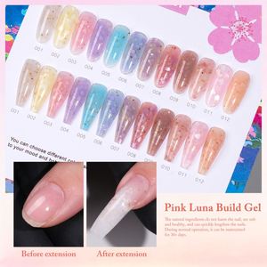 Gel Costruttore Unghie Pink Luna Private Label per Estensione Unghie, Gel Colorato per Nail Art, 12 Colori - Product Image 6