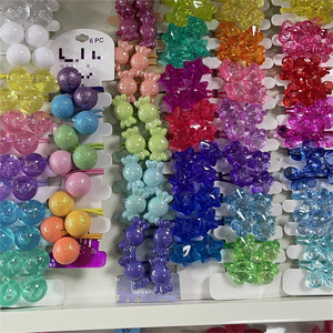 Mylulu 12 chiếc dây buộc tóc cao su co giãn Quả cầu pha lê cho nữ Giá đỡ tóc đuôi ngựa bong bóng cho nữ Phụ kiện tóc - Product Image 1