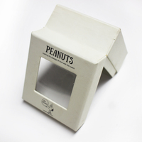 Coffret Cadeau de Luxe Personnalisé pour Boutique avec Fenêtre Transparente en Papier Compostable, Couleur et Logo Personnalisables