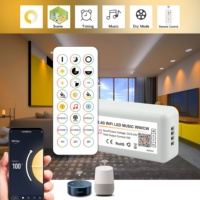 APP Musique Contrôleur LED Gradateur DC5V-24V RGB RGBW Tuya WiFi Smart RF Télécommande pour Bandes Led
