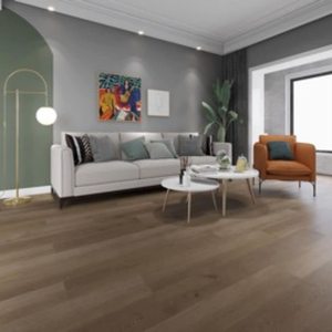 Panneau de sol moderne insonorisé en PP SPC de 4 à 8mm d'épaisseur Matériau en PVC Résistant à l'eau et à l'usure Installation adhésive facile Texture unie - Product Image 4