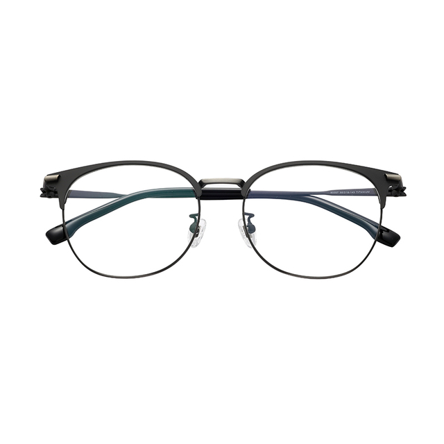 Luxury Brand Unisex Titanium Optical Eyeglasses Frame Oval Style for Men Women Diamond Face Shape Prescription Myopia Eyewear
