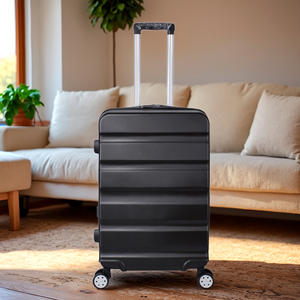 Valises d'étudiant personnalisées légères unisexes, petites valises de voyage à roulettes avec serrure à combinaison, roues pivotantes, poche zippée - Product Image 5