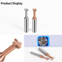 HANDERK Fabricante Suministro Carburo de tungsteno T Slot Endmill Set Hrc55/65 Fresa para herramienta de corte CNC